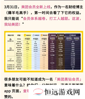 美团黑金会员怎么获得 美团黑金会员需要消费多少钱