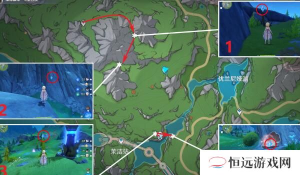 原神莫尔泰区水神瞳收集攻略-原神